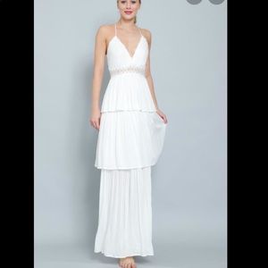 OFF WHITE tiered maxi